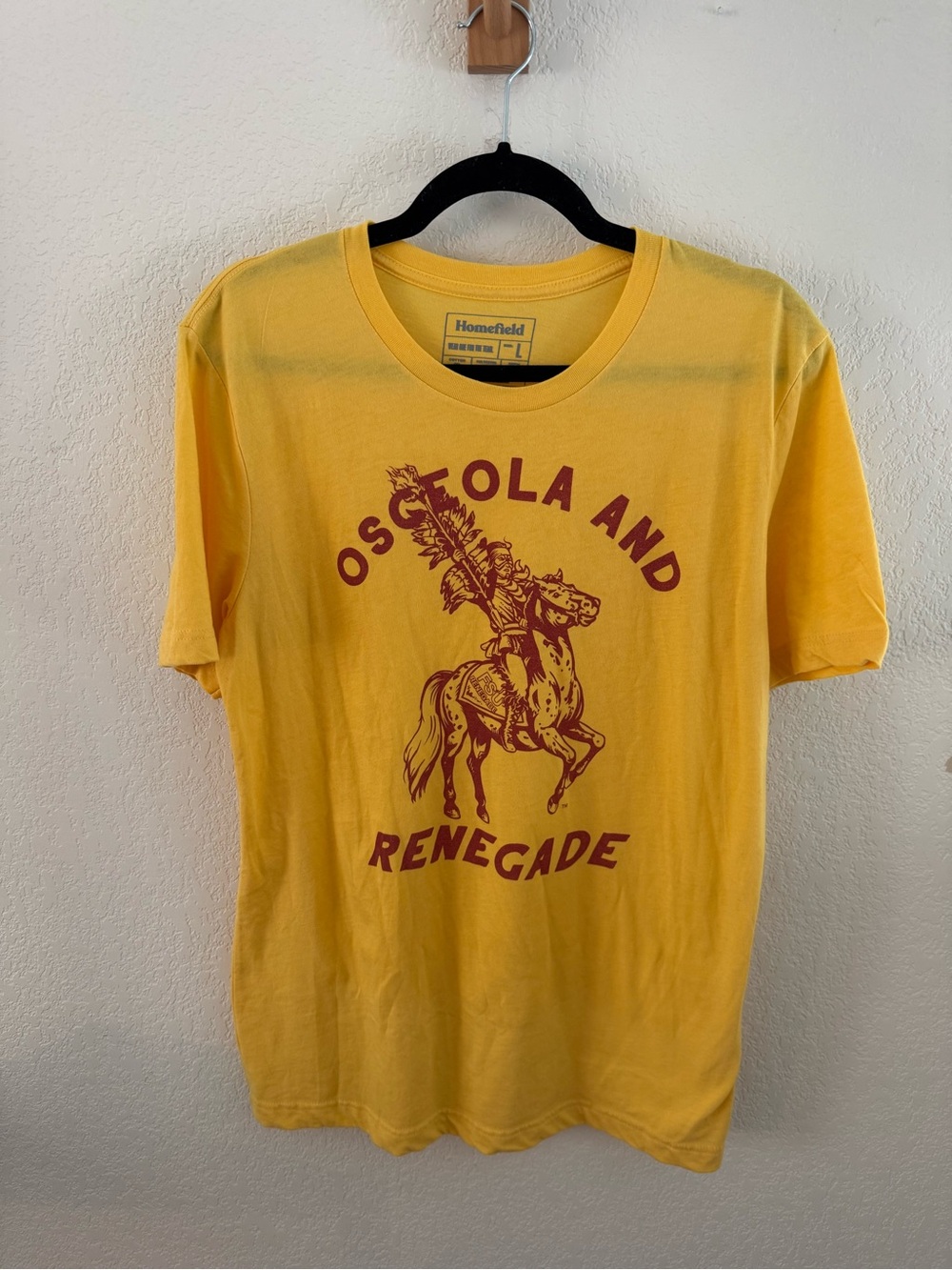 FSU Yellow Graphic Tee - Renegade Horse Print